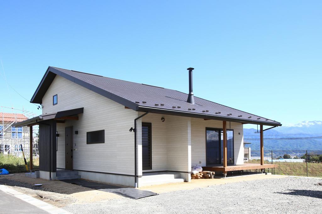 平屋風2階建てのお家